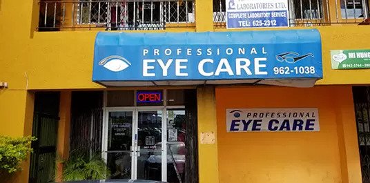 Professional Eye Care Mandeville Jamaica