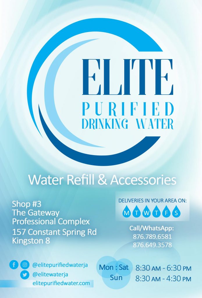 Elite Purified Drinking Water - On Water Store Constant Spring Road Kingston