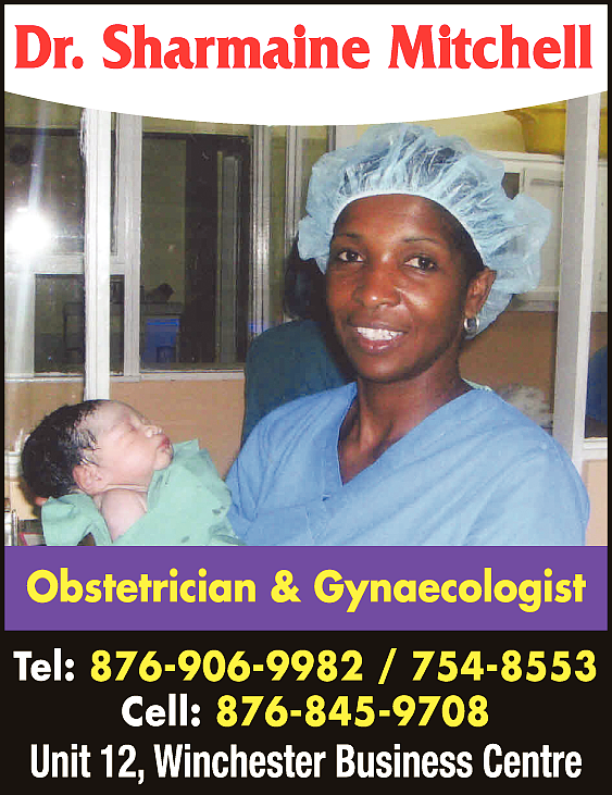 Mitchell Sharmaine Dr is an Obstetrician and Gynaecologist. contact number and location in Kingston Jamaica call us now