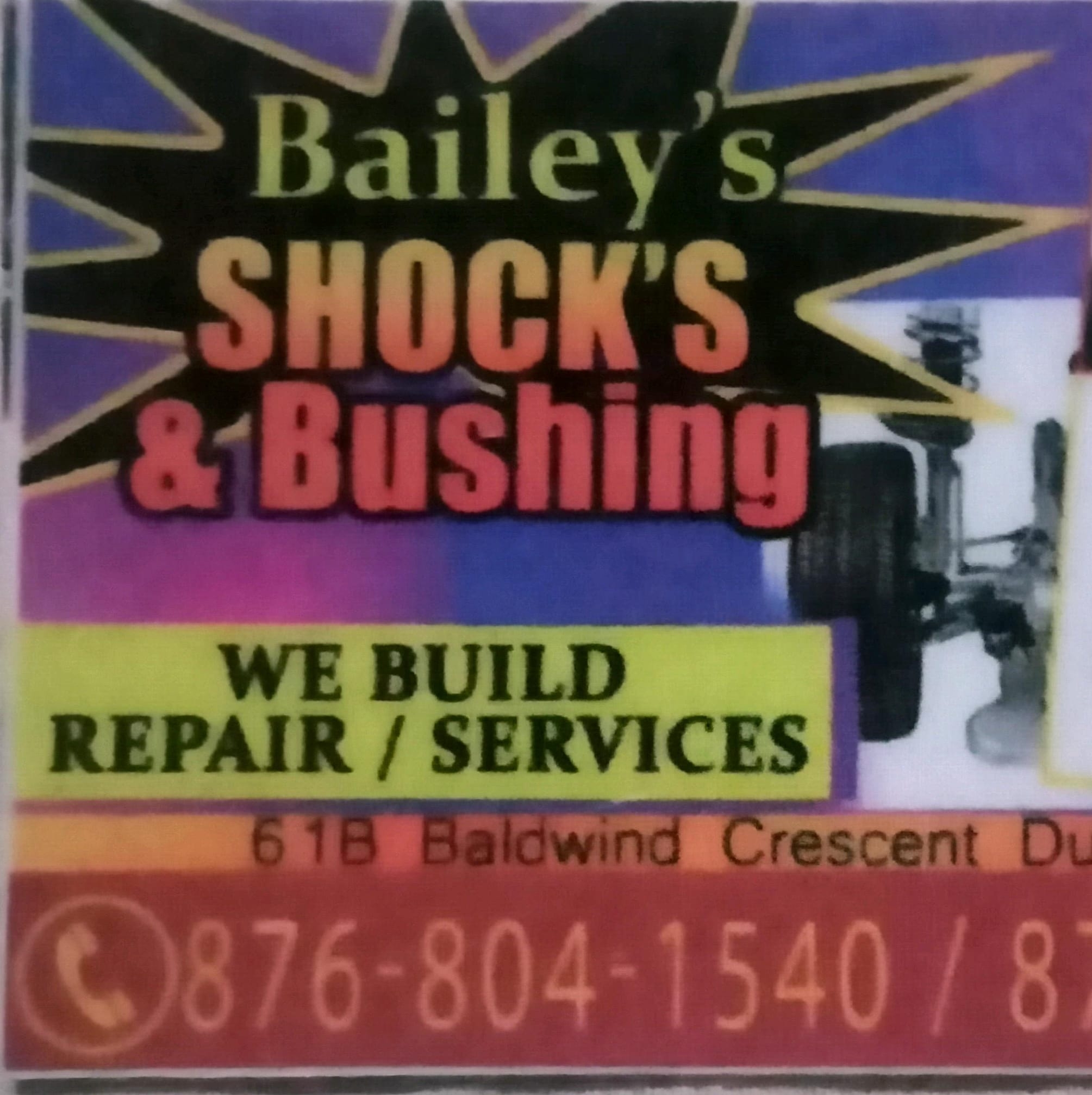 Baileys Shocks repair/Suspension services