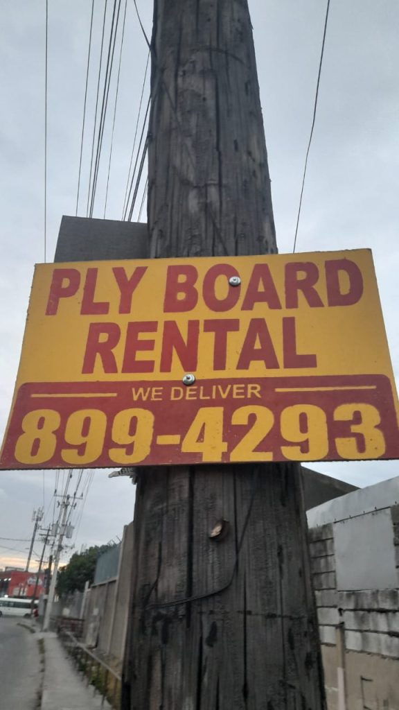 Ply Board Rental in Kingston Jamaica - We Deliver