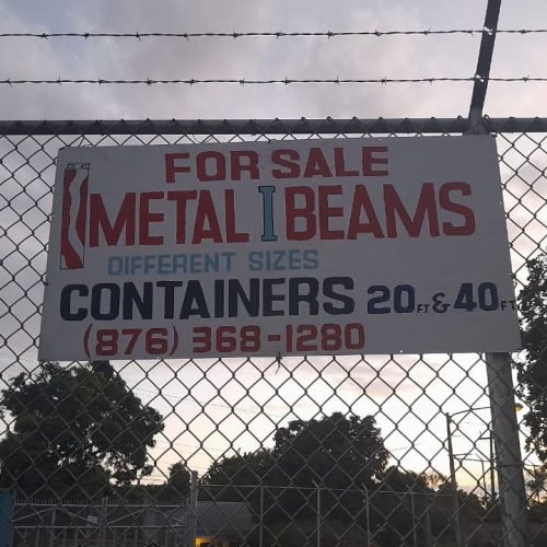 For Sale Metal Beams and Containers 20 and 40 foot